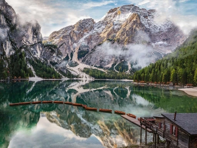 Puzzle RAVENSBURGER Lago di Braies Italia 1500 piezas