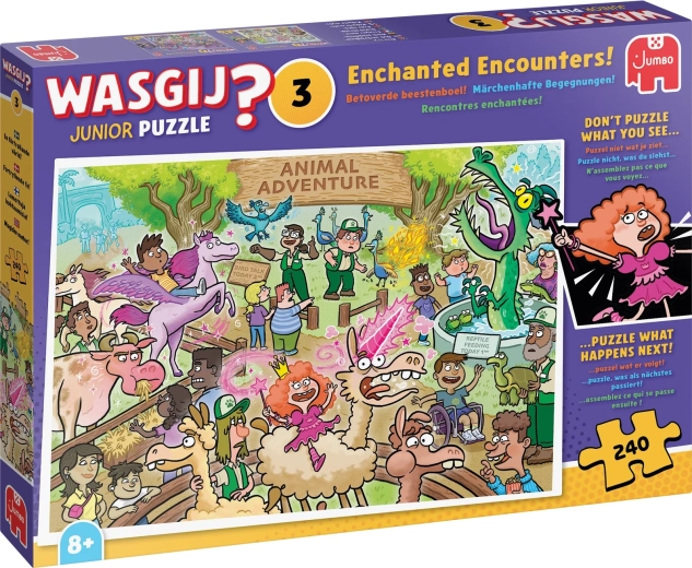 Jumbo Wasgij Junior 3: encuentro mágico – rompecabezas de 240 piezas