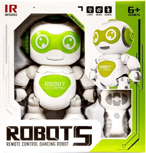 Robot interactivo con control remoto con luces y sonidos - 1 unidad