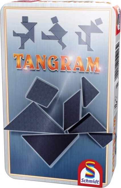 Tangrams en caja metálica SCHMIDT – set negro con 800 modelos