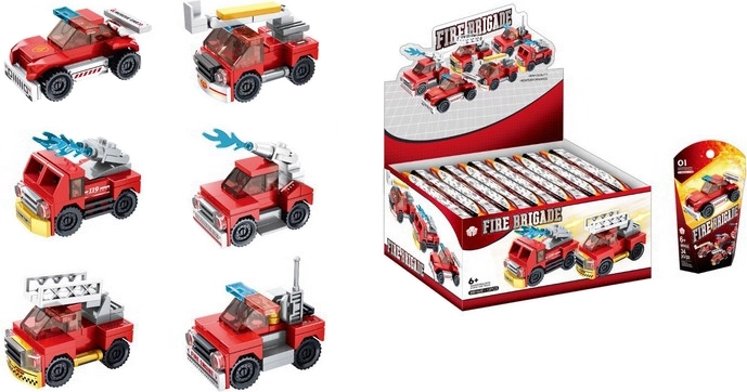 Set de construcción de camión de bomberos - 1 unidad