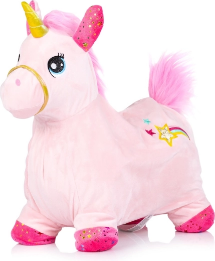 Hopsador de peluche unicornio Chipolino con sonido