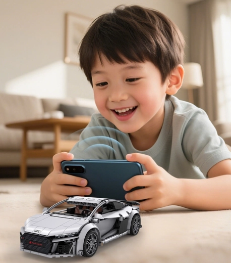 Control remoto de 2,4 GHz y también por aplicación