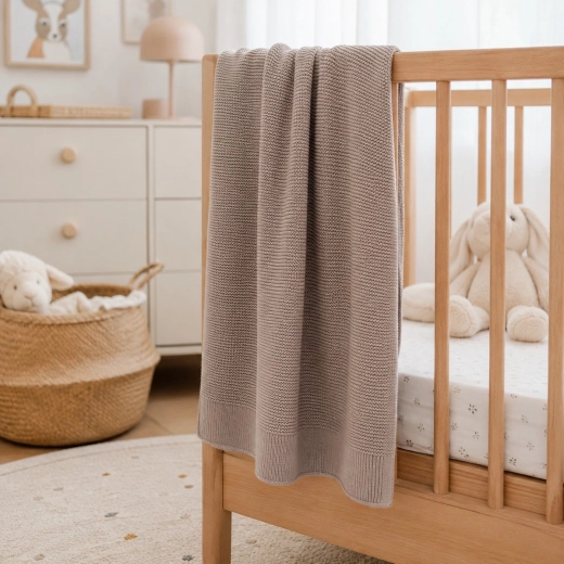 Manta de bambú NANNA Bamboo Beige