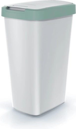 cubo de basura Compacta Q Flap 45 l con tapa verde claro