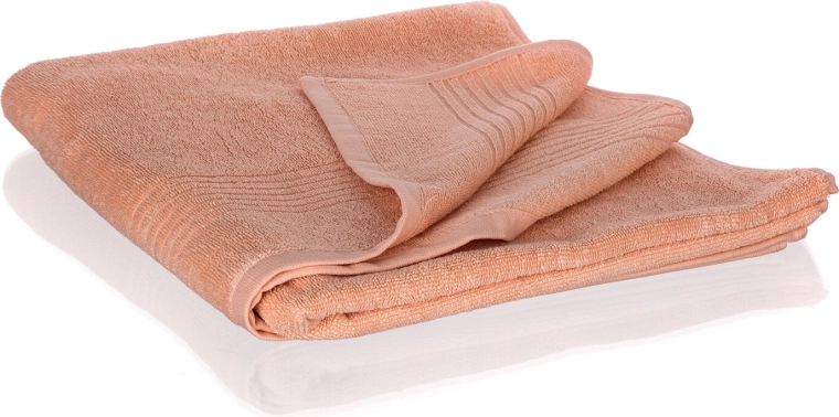 Toalla de baño Loris 70 × 140 cm, 100% algodón, naranja claro