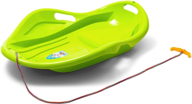 Trineo deslizante infantil tipo concha Baby Mix Premium Komfort 80 cm verde