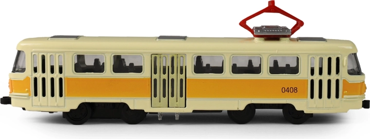 Modelo metálico de tranvía T3