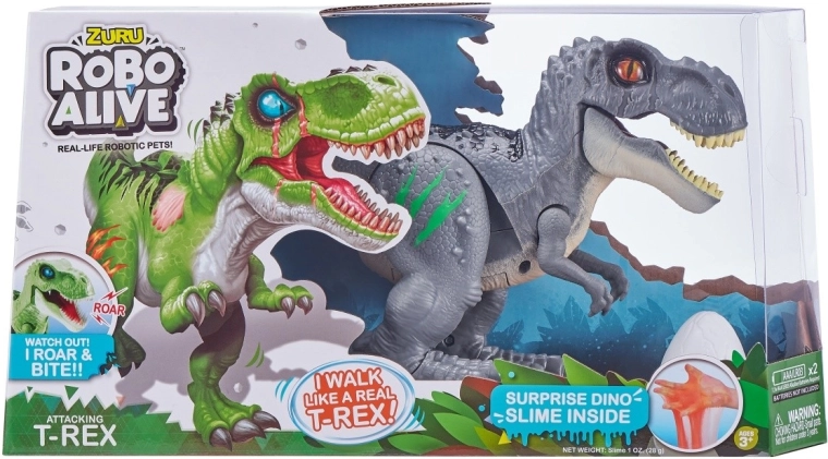Caminata y ataque como un T‑Rex de verdad