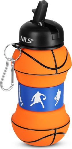 NILS Camp botella plegable de silicona baloncesto 550 ml