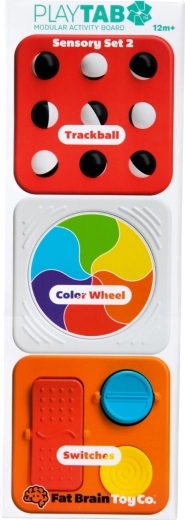 Fat Brain set de juguetes sensoriales PlayTab Tile Set 2