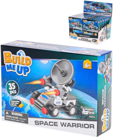 Set de construcción BuildMeUP guerrero espacial 30–35 piezas (4 variantes) - 1 unidad