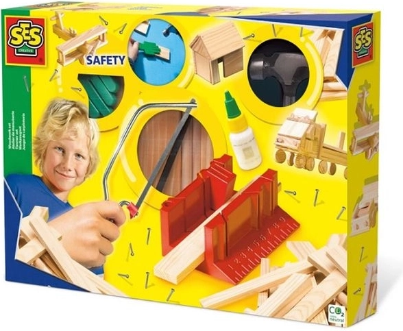 SES Creative set infantil para trabajar con madera