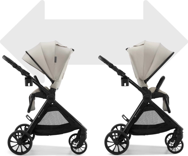 Asiento reversible y manejo sencillo