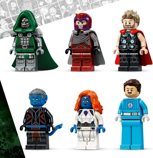 Seis minifiguras icónicas de Marvel