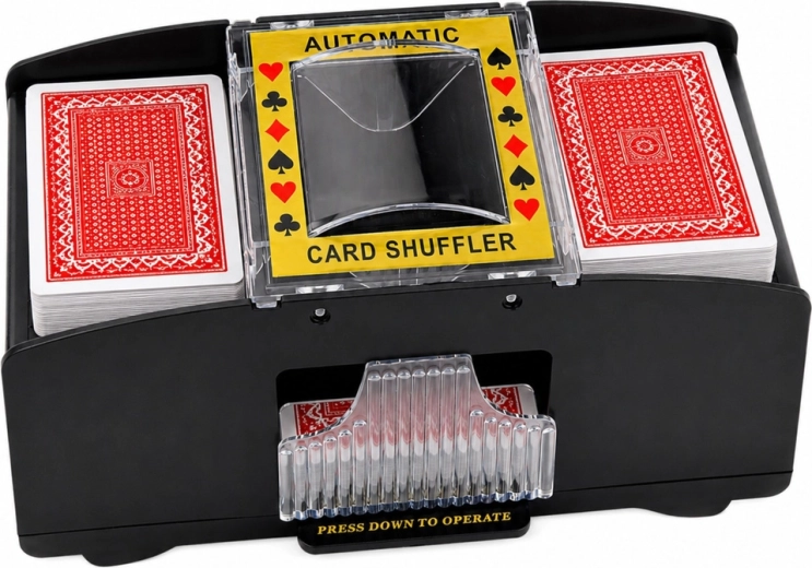 Mezclado para 2 mazos de cartas