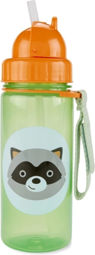 Skip Hop Zoo vaso con pajita mapache 385 ml