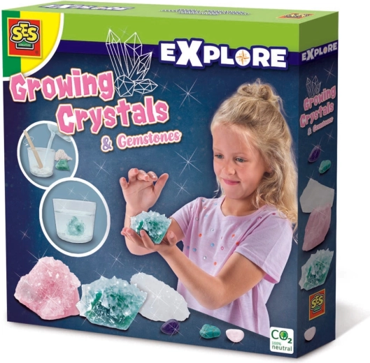 Cristales y gemas en crecimiento