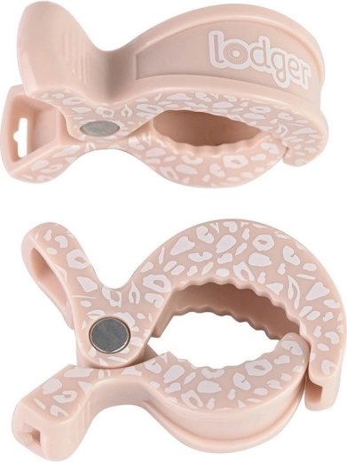 Lodger clip para arrullo swaddle clip blush dot (2 uds)