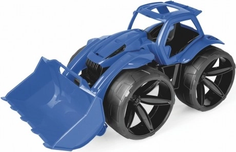 Cargadora con pala Auto Maximus 68 cm azul