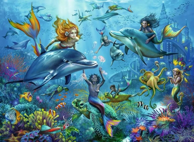 Puzzle Ravensburger Aventura submarina XXL 100 piezas