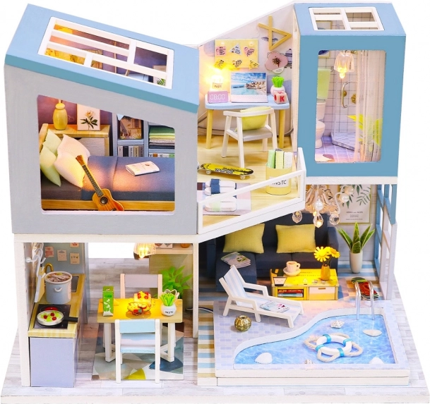 2Kids Toys miniatura de casita villa – Azul