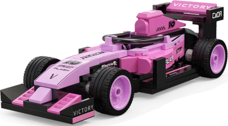 Especial de circuito rosa con detalles realistas