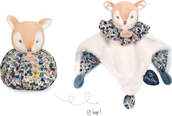Doudou peluche de apego cervatilla 3 en 1