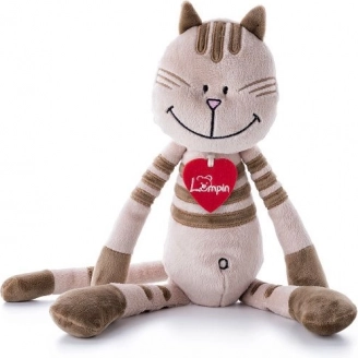 Gatito de peluche beige