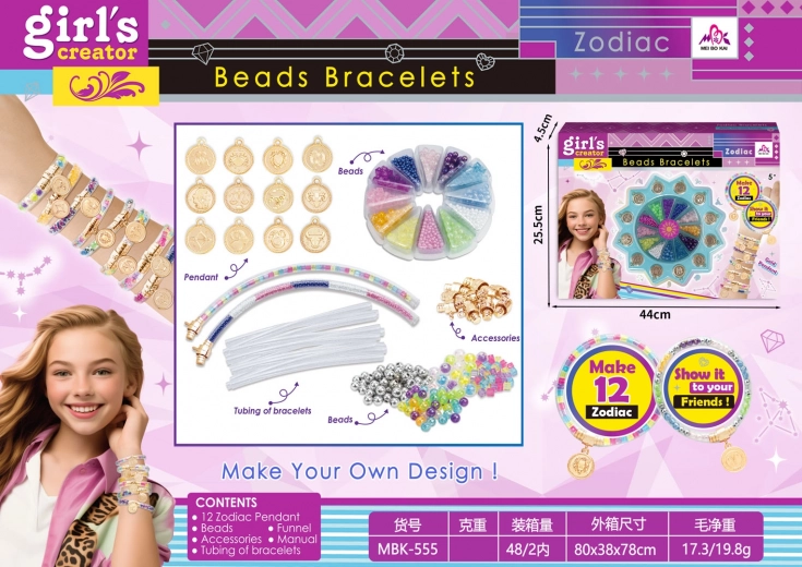 Mega set para hacer pulseras para niños