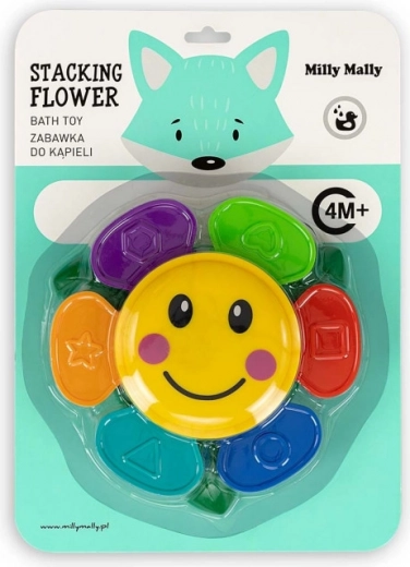 Juguete de baño apilable flor MILLY MALLY