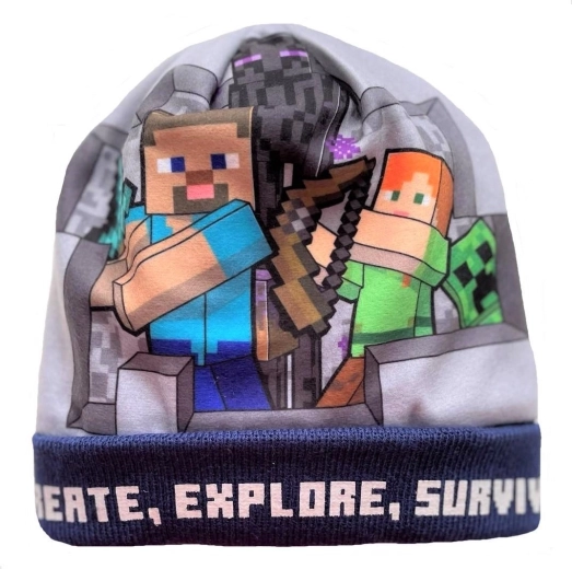 Gorro azul de Minecraft