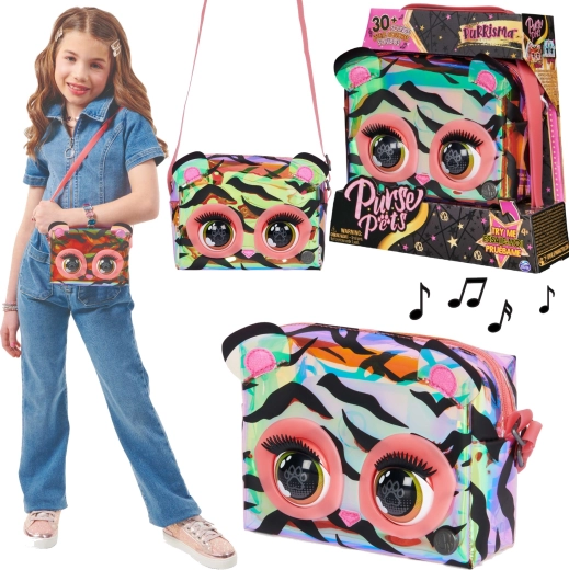Purse Pets Purrisma bolso tigre con ojos interactivos y sonidos
