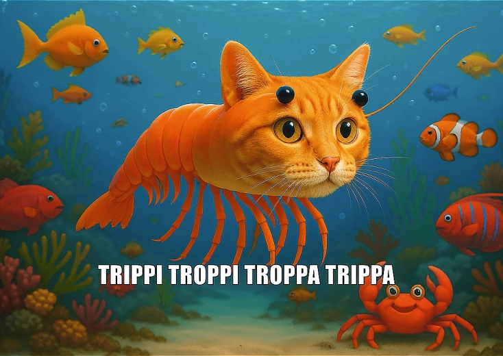 Puzzle Trefl BrainRots: Trippi Troppi Troppa Trippa 200 piezas