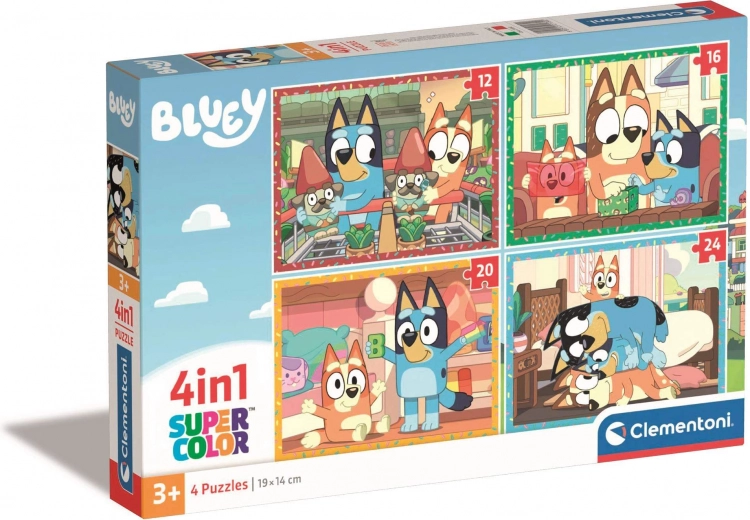 Puzzle 4 en 1 Bluey