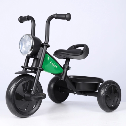 Triciclo Qplay Triduro verde para niños de 2 a 6 años