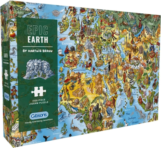Puzzle Gibsons Tierra épica 1000 piezas