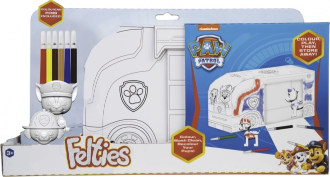 Pintura en fieltro PAW PATROL