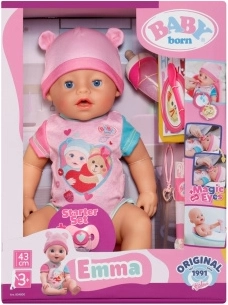 Muñeca interactiva Baby Born Emma de 43 cm con accesorios