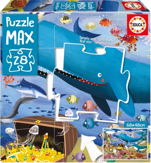 Educa puzzle Mundo submarino 28 piezas