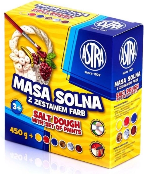 Astra masa de modelar de sal con pinturas