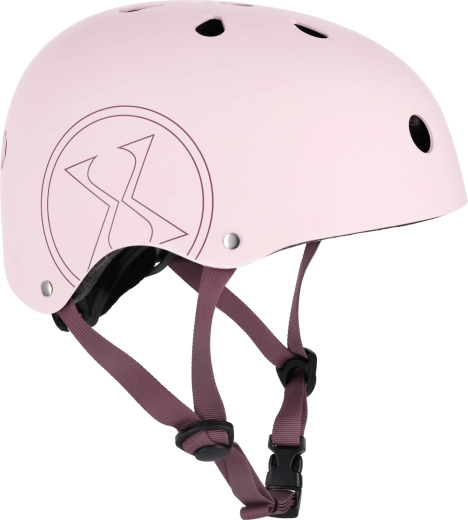 Casco NILS Extreme para patines, patinete y skateboard – Rosa oscuro