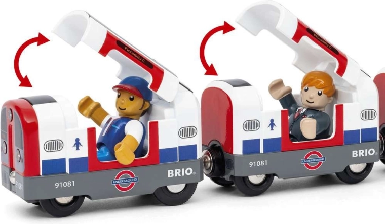 Techo abatible del tren para un juego interactivo