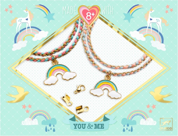 DJECO pulseras de amistad Arcoíris