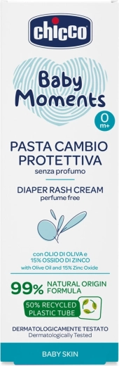 Chicco crema para rozaduras con zinc Baby Moments 100 ml