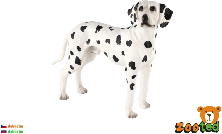 Dálmata – figura realista de perro de plástico 16 cm - 1 pieza