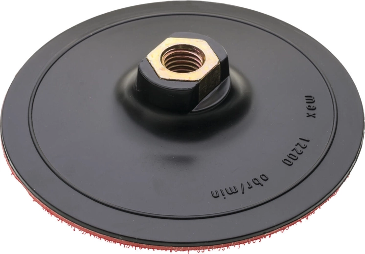 Plato soporte para discos de lija 125 mm M14 con velcro