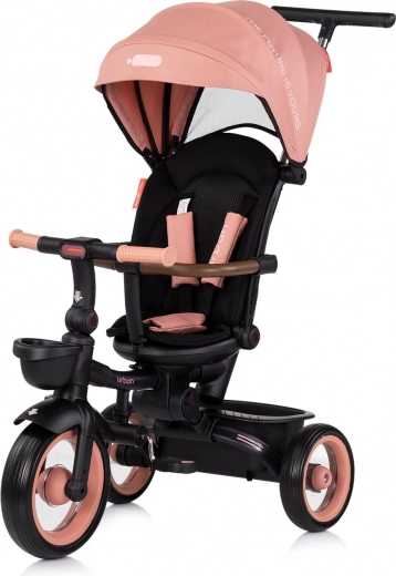 Triciclo 2 en 1 con capota Urban Pink Marshmallow