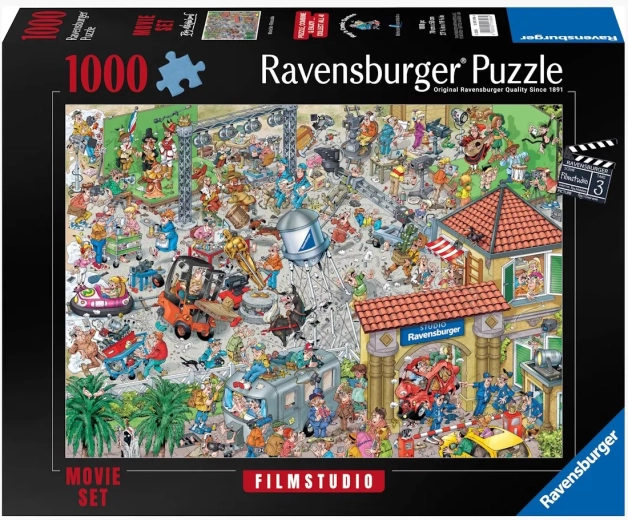 Puzzle Ravensburger Ray's Comic – estudio cinematográfico de 1000 piezas