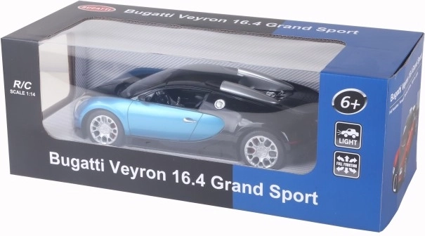 Coche RC Bugatti Veyron 1:14 rojo o azul